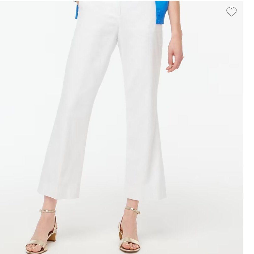 J.Crew Factory Linen-Blend Kelsey flare pant